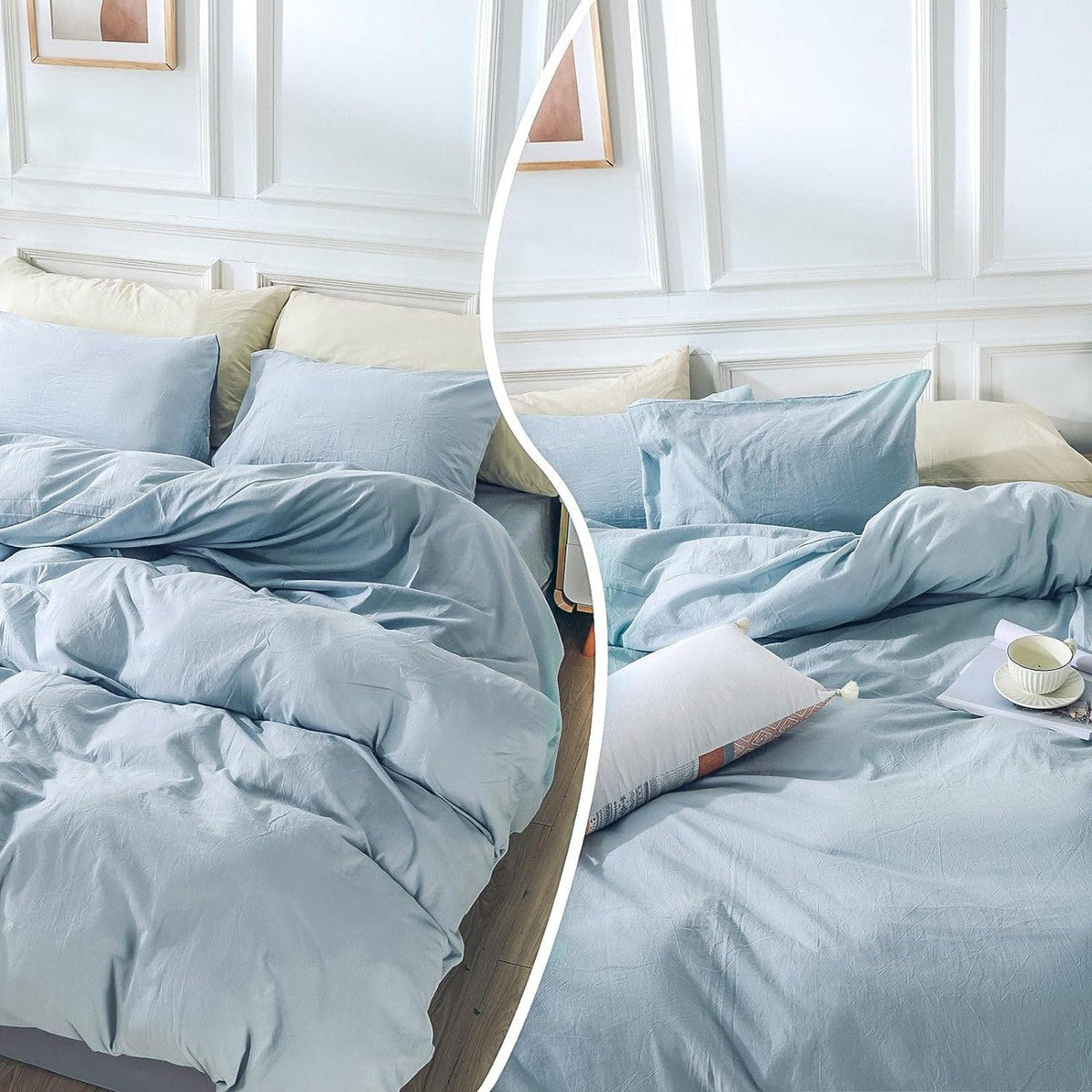 Sublimez votre lit avec notre collection de linge de lit haut de gamme - Dwirty