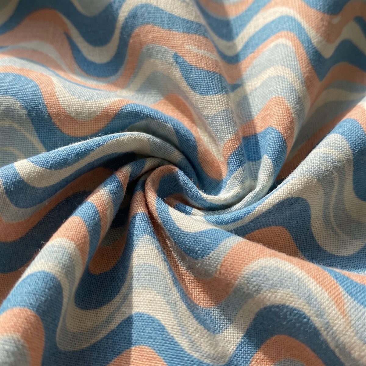 Set draps bébé Rayures et Vagues (drap-housse ) vue 3 - Dwirty