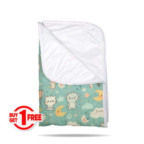 Tapis à Langer Bébé Imperméable Pas d'Ourson 50x80 cm - Un acheté le 2éme est offert