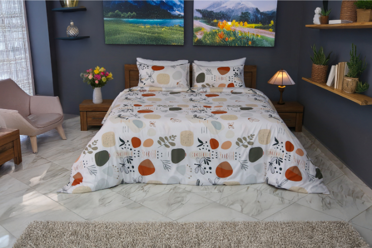Housse de Couette Équilibre Naturel - Collection Spring Butterfly