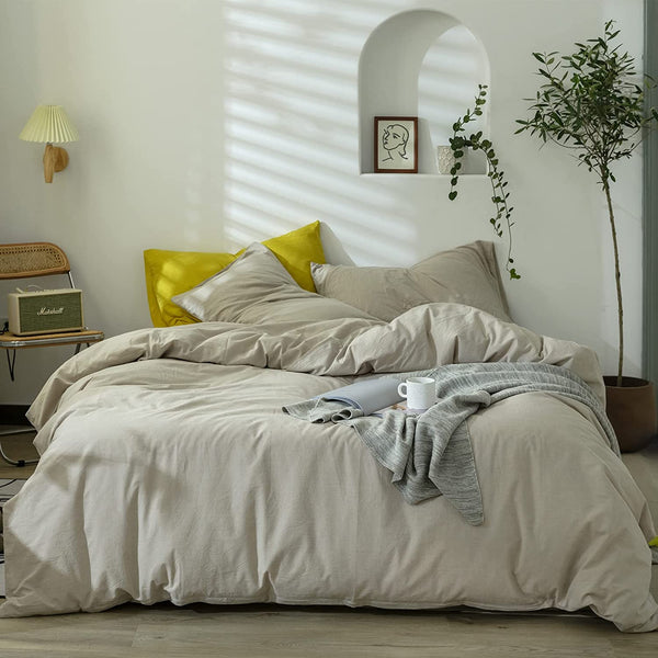 Housse Couette Blanche + Taies d'oreillers Offerts – Dwirty