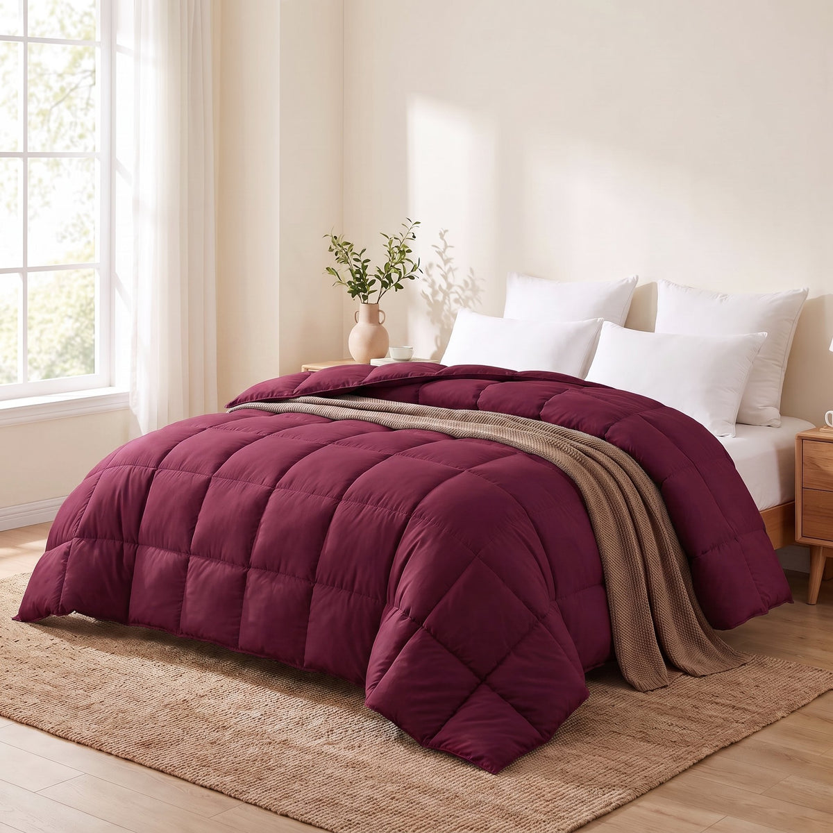 Couette unie Malabata microgel – vue 5 – Dwirty