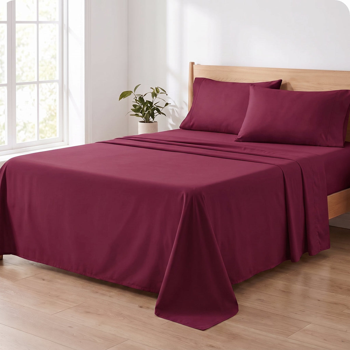 Pack draps uni microfibre 3 pièces – vue 3 – Dwirty