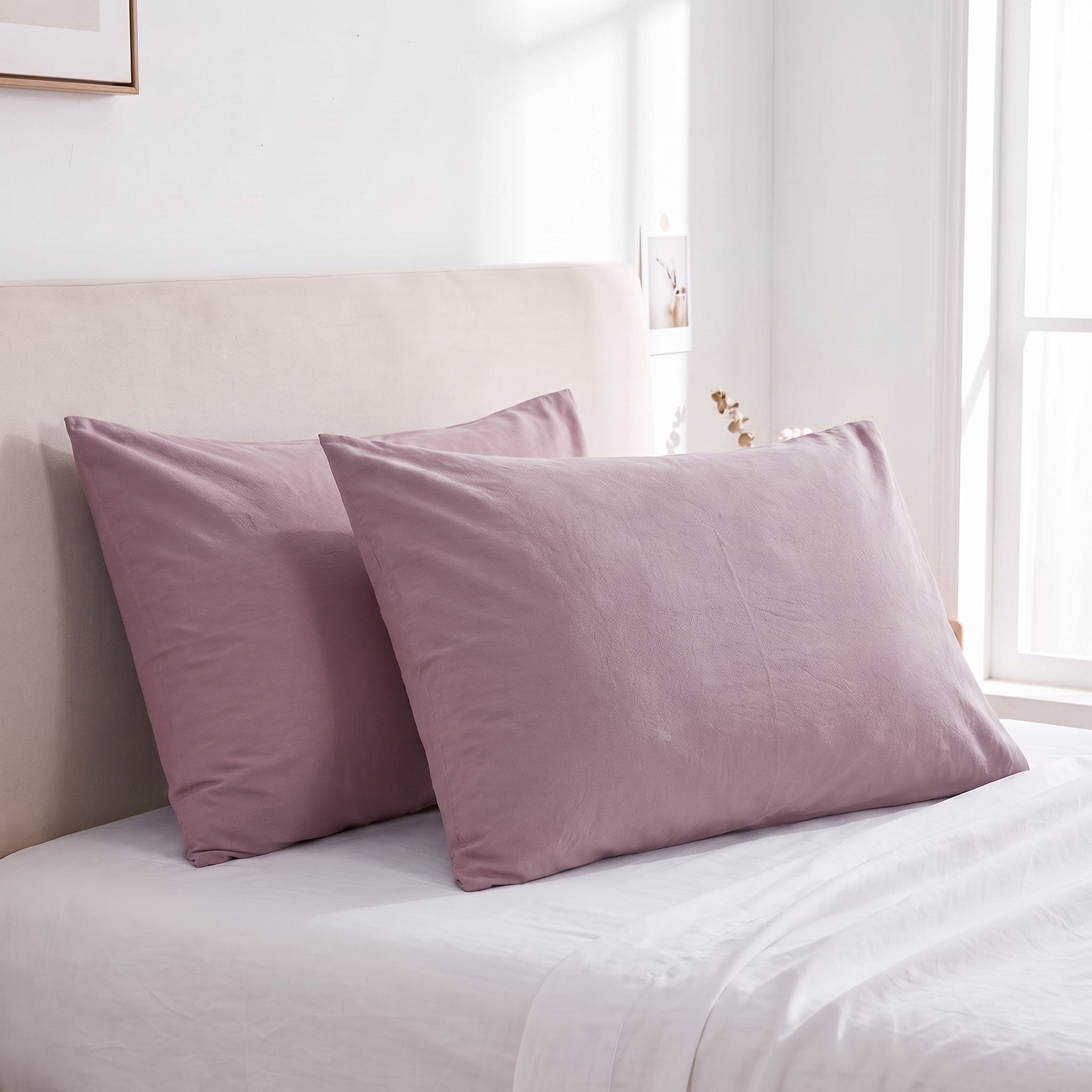 Taies d’oreiller unies microfibre 50×70 – vue 13 – Dwirty