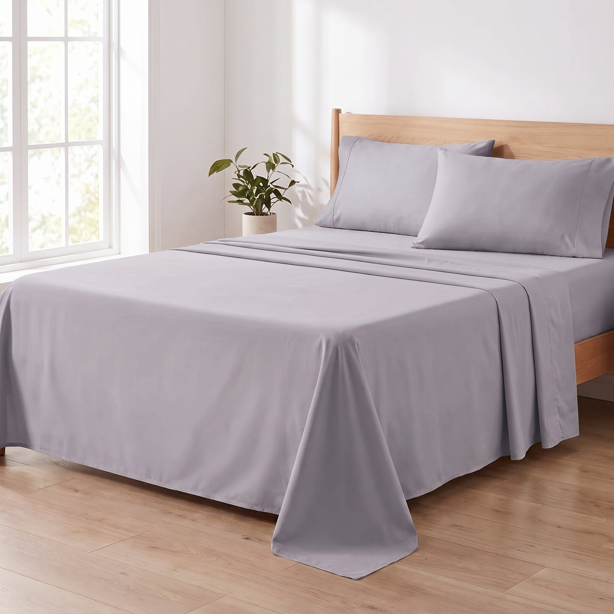 Pack draps uni microfibre 3 pièces – vue 9 – Dwirty