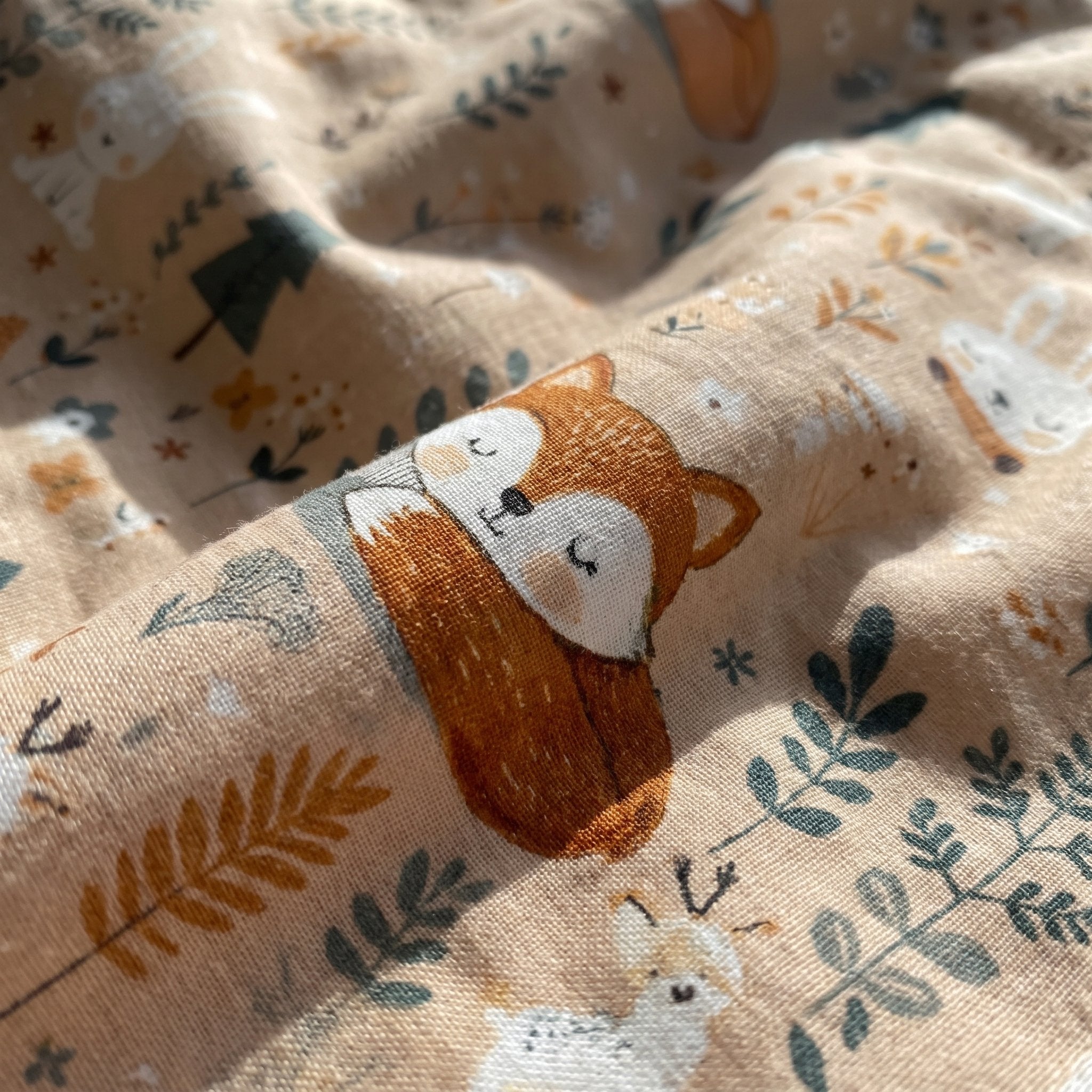 Housse de couette bébé Sommeil Renardé 115×130 + taie
