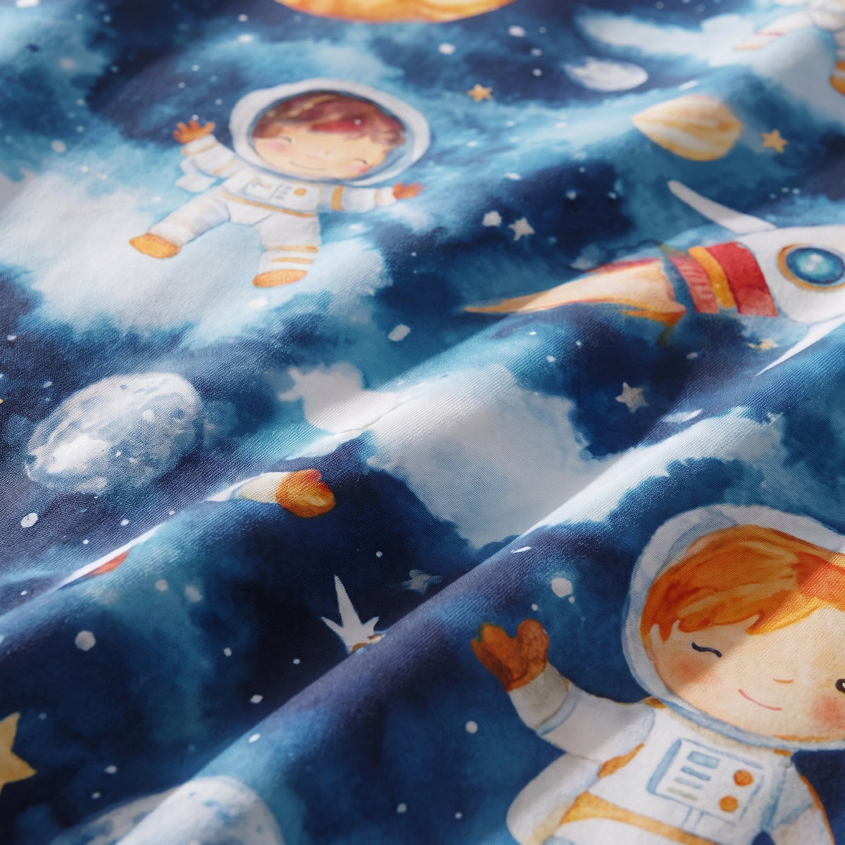 Housse de couette enfant Ciel & Cosmos 160×220 – vue 2 – Dwirty