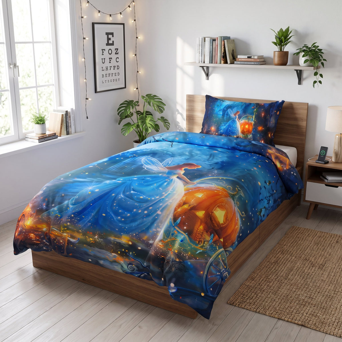Housse de couette enfant Reines des Fées 160×220 - Dwirty