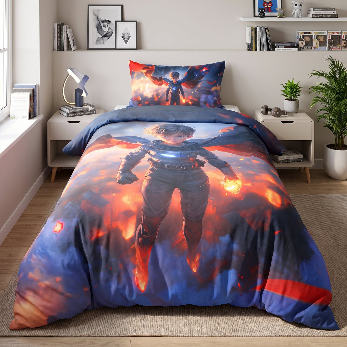 Housse de couette enfant Chevalier des Cendres 160×220 – Dwirty