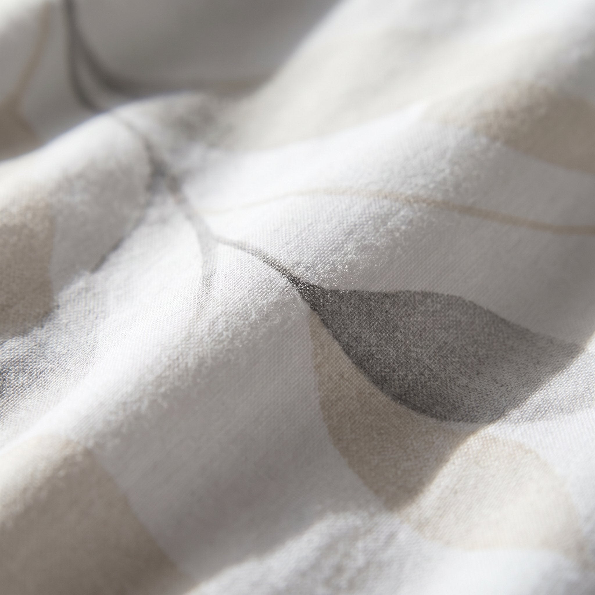 Housse de couette effet raphia Soie