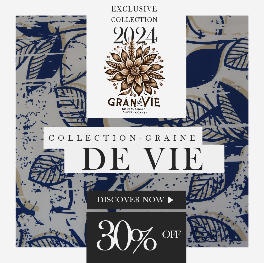 Housse de Couette Double Face 'Dune Nocturne'  -Doux & Antiallergique - + Taie d'oreiller Offert