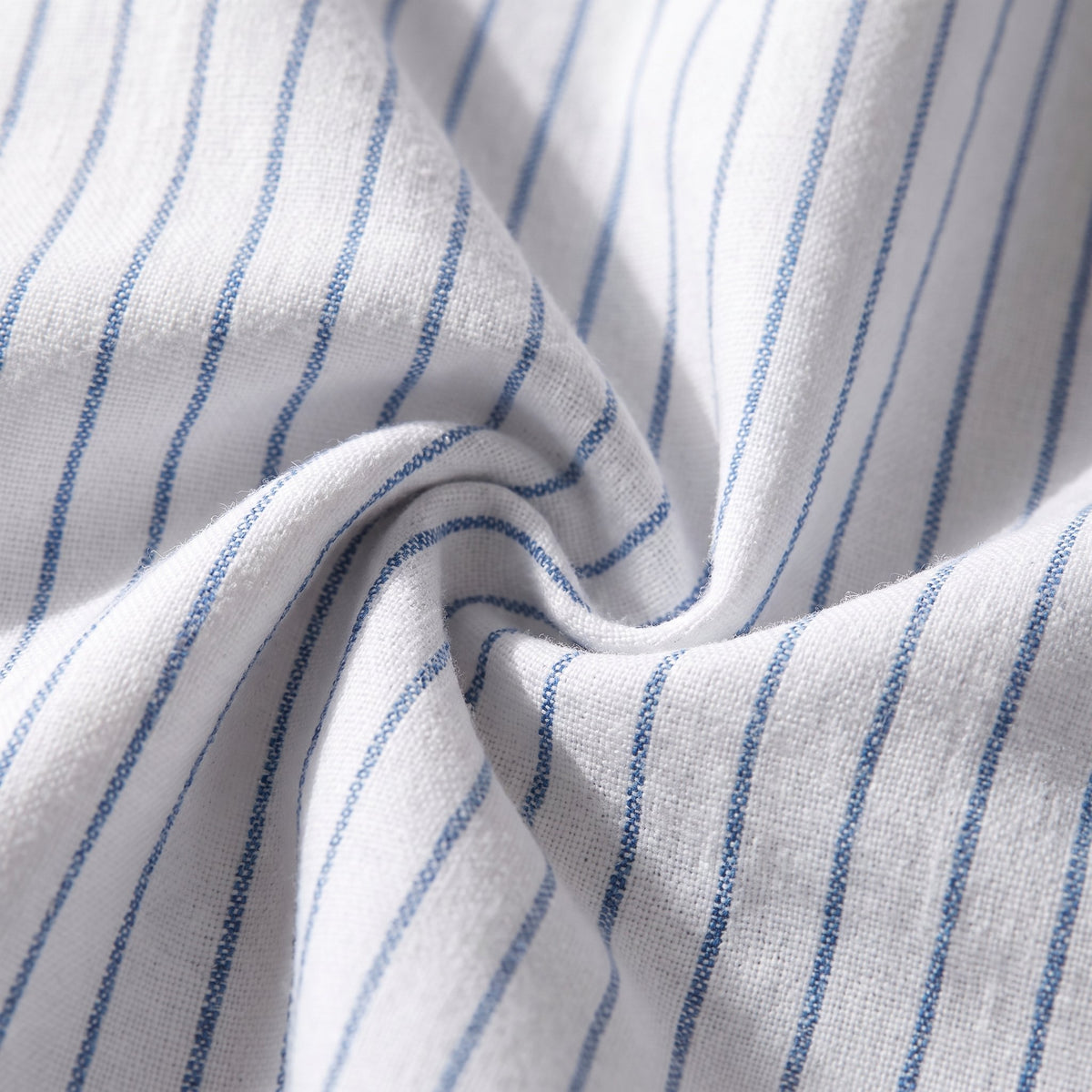 Set draps bébé Bleu Serenity (drap-housse ) vue 4 - Dwirty