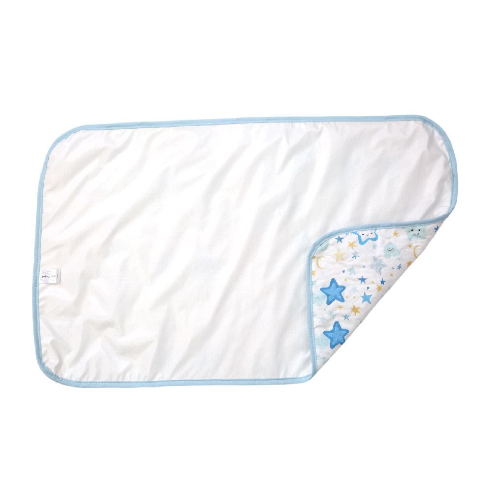 Tapis à Langer Bébé Imperméable Nuit 2toilé 50x80 cm - Microfibre Douce