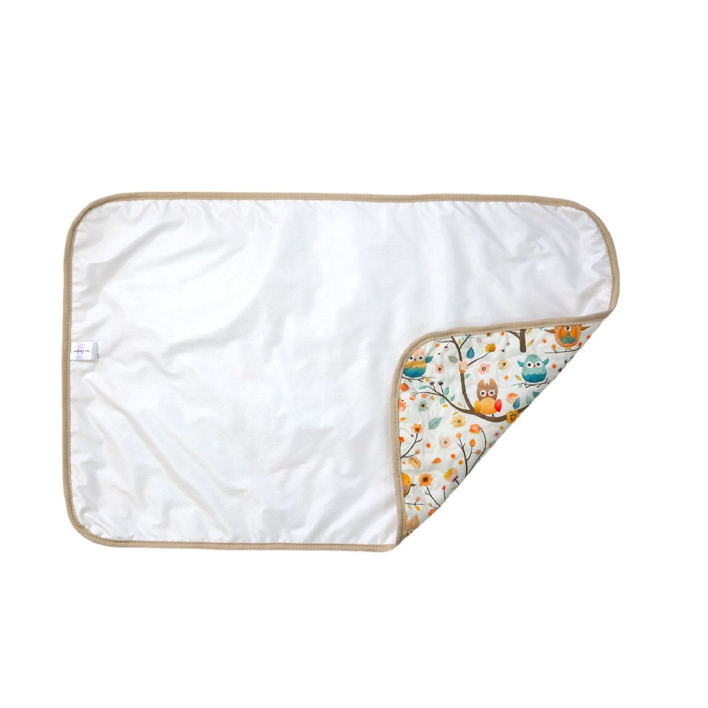Tapis à Langer Bébé Imperméable Bosquet Enchanté 50x80 cm - Microfibre Douce