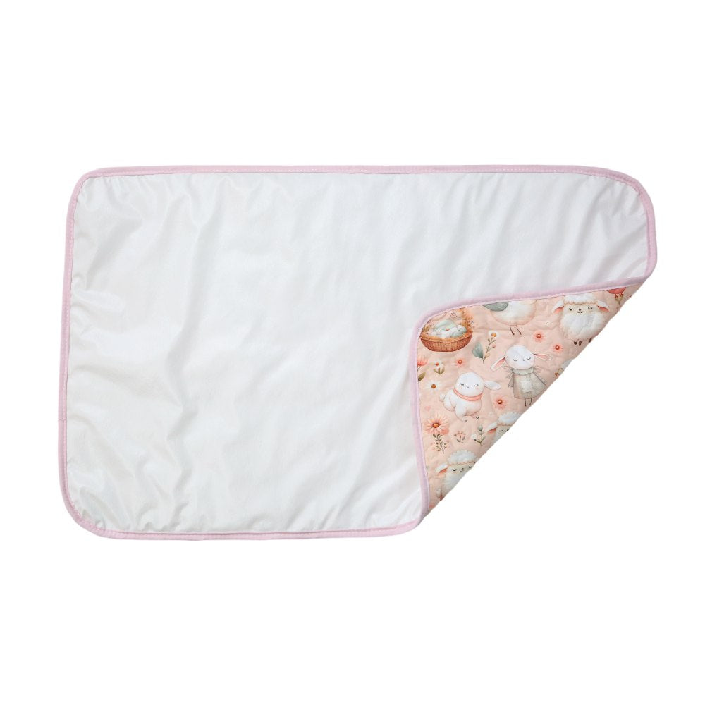 Tapis à Langer Bébé Imperméable complices Fleuris 50x80 cm - Microfibre Douce
