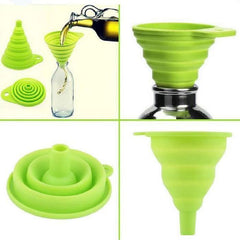 2 Entonnoirs Pliants en Silicone – Praticité et Gain de Place - entonnoir pliable Dwirty Maroc