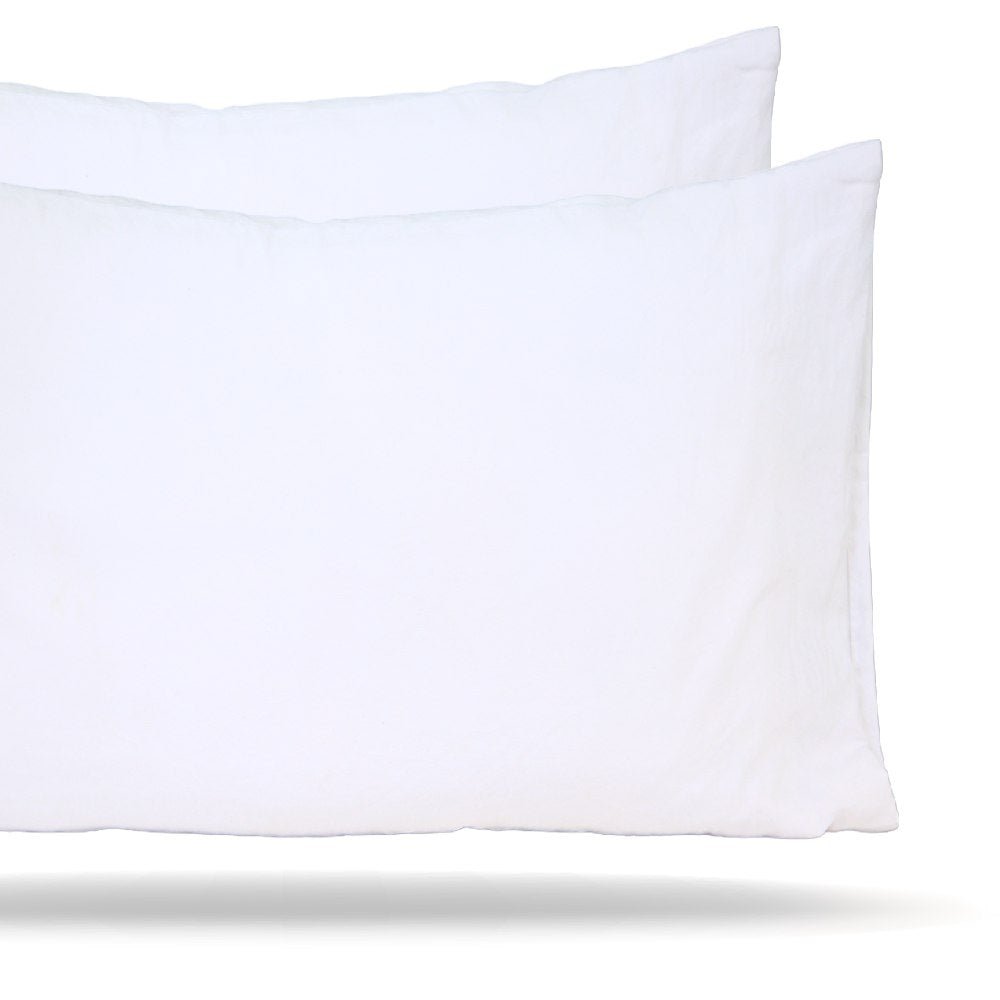 2 Taies d'Oreiller Bébé Blanc - Antiallergique & Doux - Un acheté le 2éme est offert - Taies et protections d'oreiller Dwirty Maroc