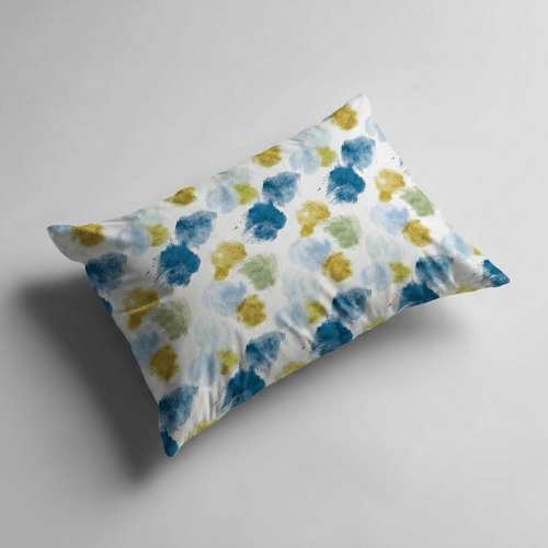 2 Taies d’Oreiller Effet Peinture – Douceur Microfibre 50x70 cm // Style Contemporain - Dwirty Maroc