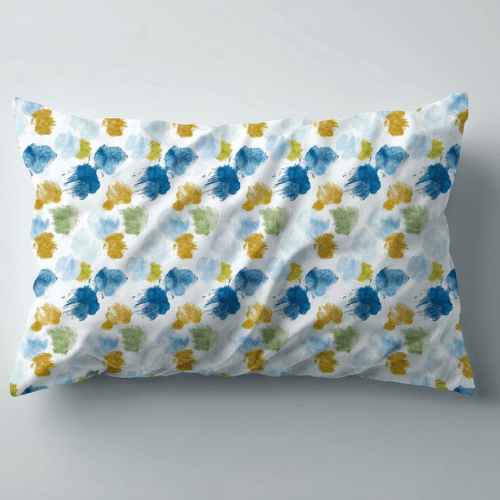 2 Taies d’Oreiller Effet Peinture – Douceur Microfibre 50x70 cm // Style Contemporain - Dwirty Maroc