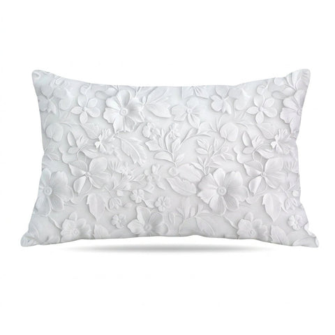 2 Taies d’Oreiller Fleur de Neige – Style Artistique Moderne 50x70 cm (Copie) - Taies et protections d'oreiller Dwirty Maroc