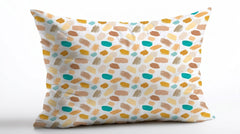 2 Taies d’Oreiller Motif Abstrait – Style Artistique Moderne 50x70 cm - Dwirty Maroc