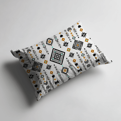 2 Taies d’Oreiller Motif Aztec– Esprit Ethnique Chic 50x70 cm - Dwirty Maroc
