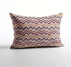 2 Taies d’Oreiller Motif Zigzag – Style Moderne Chic 50x70 cm - Dwirty Maroc