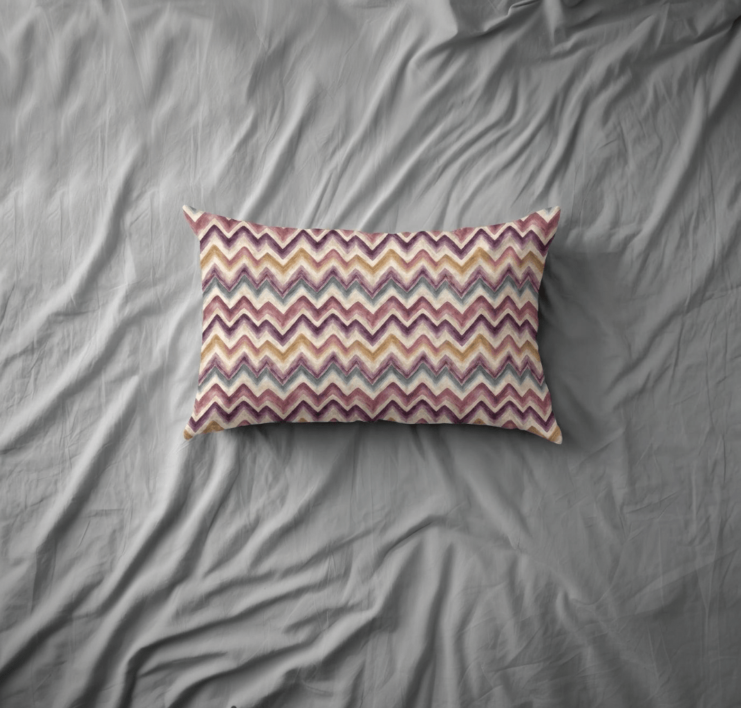2 Taies d’Oreiller Motif Zigzag – Style Moderne Chic 50x70 cm - Dwirty Maroc