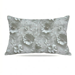 2 Taies d’Oreiller Silver Blossom – Style Artistique Moderne 50x70 cm - Taies et protections d'oreiller Dwirty Maroc