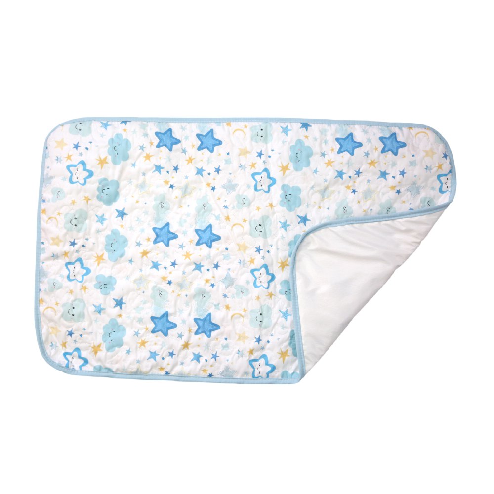 Tapis à Langer Bébé Imperméable Nuit 2toilé 50x80 cm - Microfibre Douce