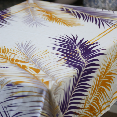 Nappe de Table "Éclat Tropical" – Collection ÉLÉGANCE MODERNE