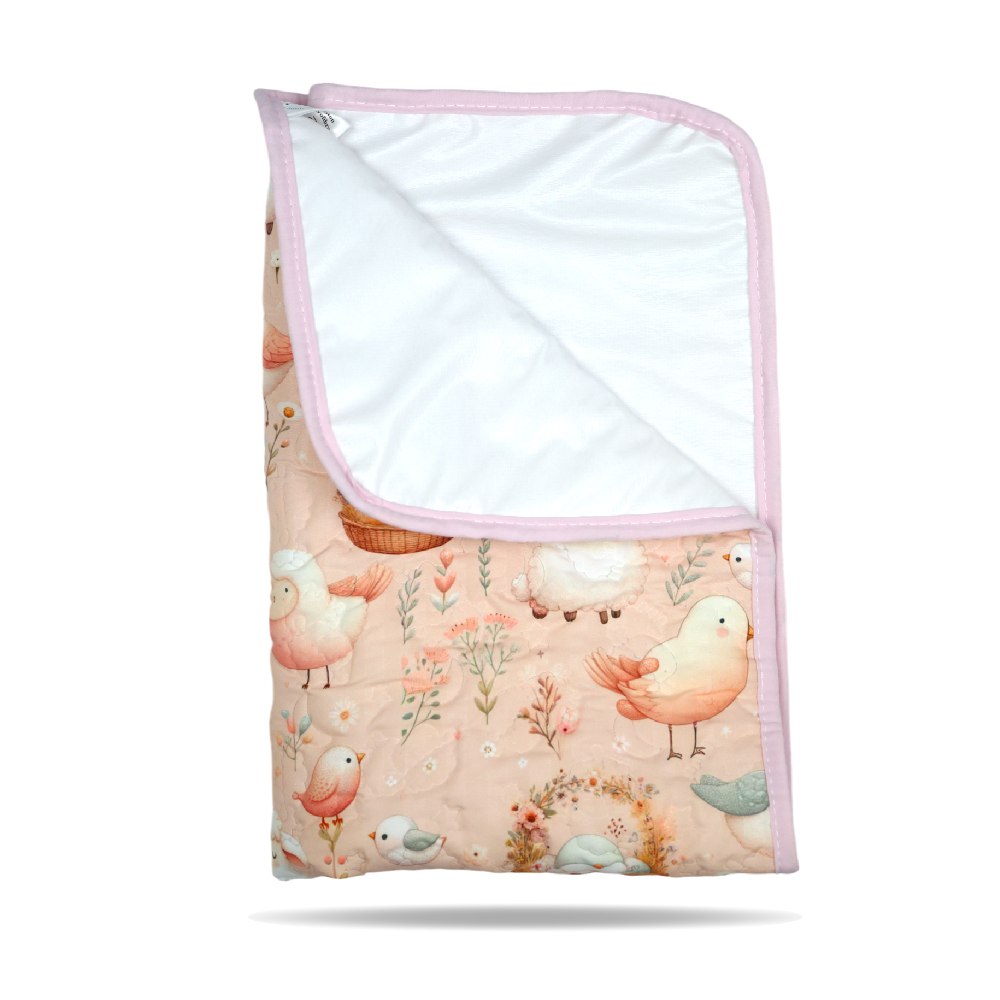 Tapis à Langer Bébé Imperméable complices Fleuris 50x80 cm - Microfibre Douce