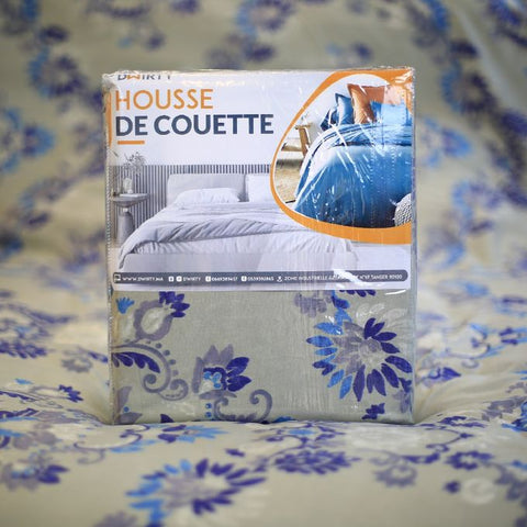 Housse de Couette Double Face "Venus"  -Doux & Antiallergique - + Taie d'oreiller Offert //