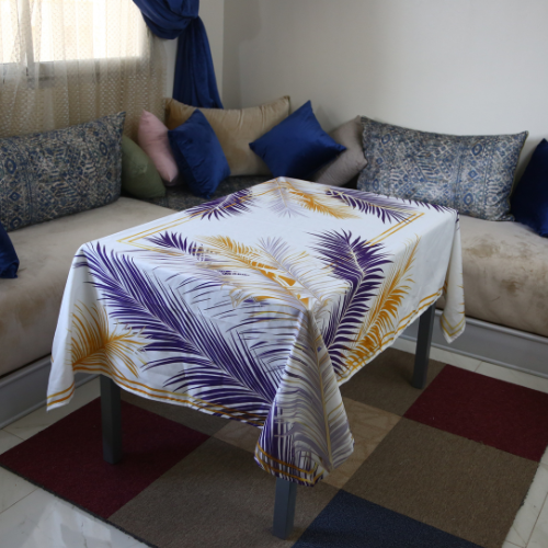 Nappe de Table "Éclat Tropical" – Collection ÉLÉGANCE MODERNE
