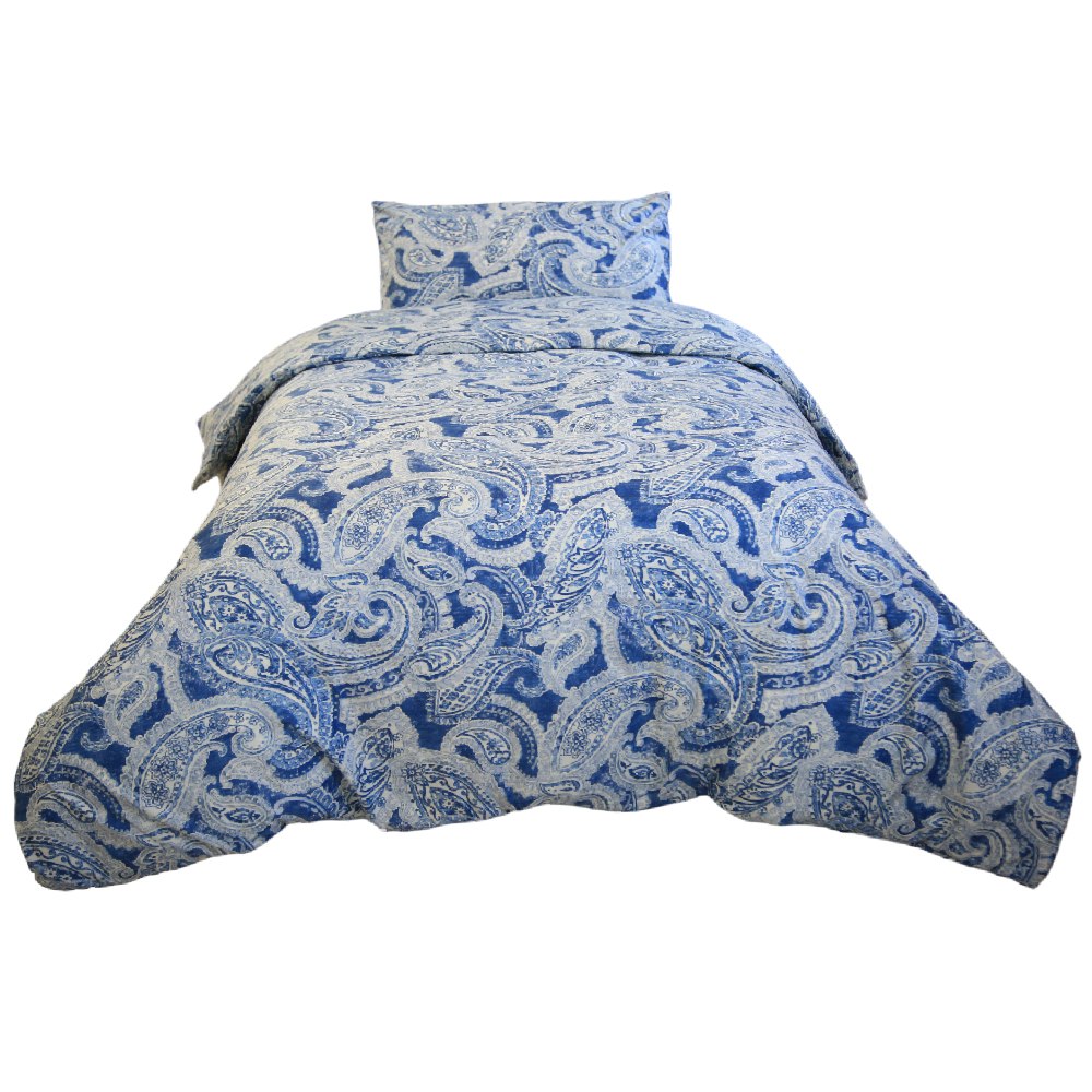Housse de couette imprimée Neptune + Taies d'oreillers  -Doux & Antiallergique // Collection la Voie Lactée