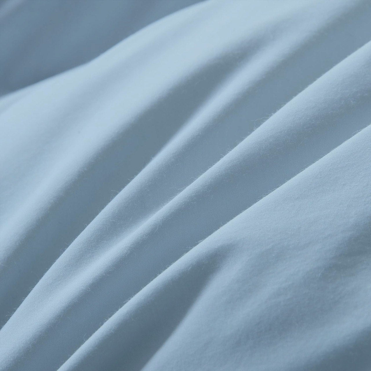Couette Unie Bleu Glacier Microgel MALABATA + Taies d'oreiller Offerte  // Chaude C°+++ & Antiallérgique