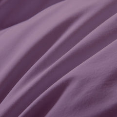 Couette Unie Violet Microgel MALABATA + Taies d'oreiller Offerte  // Chaude C°+++ & Antiallérgique