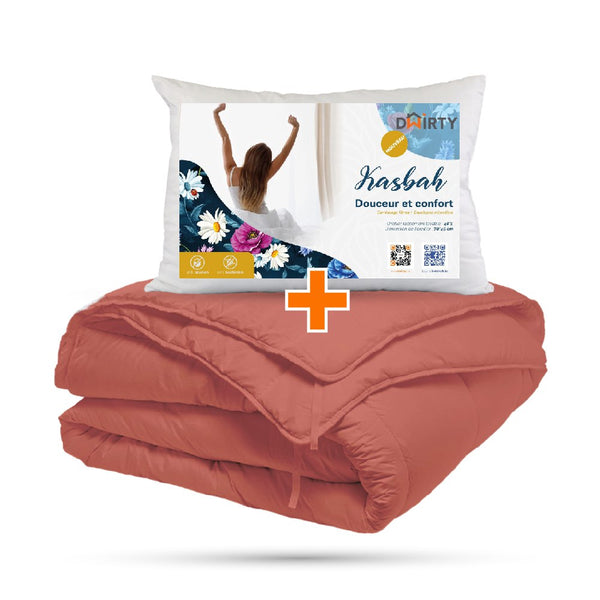 Pack couette BTS : Couette ECO Édition Limitée - Orange Brique
