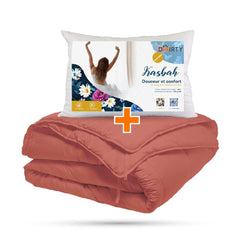 Pack couette BTS : Couette ECO Édition Limitée - Orange Brique