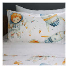 🛏️ Housse de Couette Enfant Mission Dodo – Réversible une place 160x220 cm