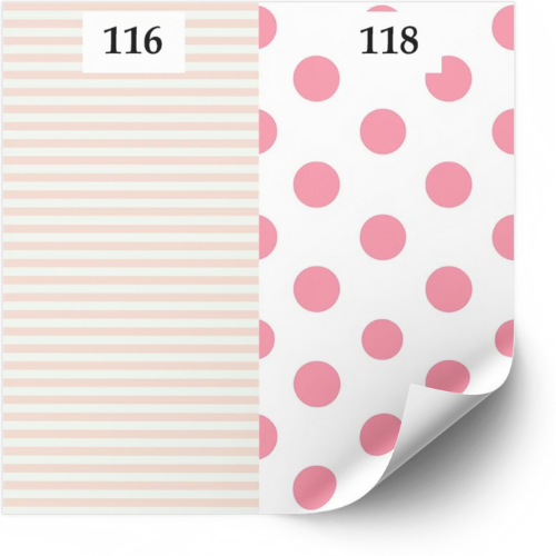 Set Draps Housse Bébé Imprimé "Mélodie Rose" (2 Draps housse 60x120 cm) + (2 TO 30x50cm)  - Doux & Antiallérgique