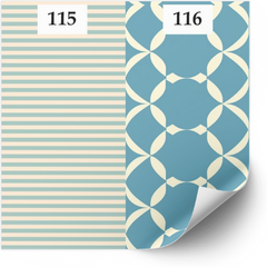 Set Draps Housse Bébé Imprimé "Harmonie Géométrique" (2 Draps housse 60x120 cm) + (2 TO 30x50cm)