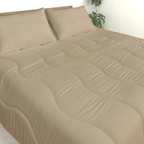 Couette KASBAH  Uni Beige Sable Acheté = Oreiller Kasbah Offert