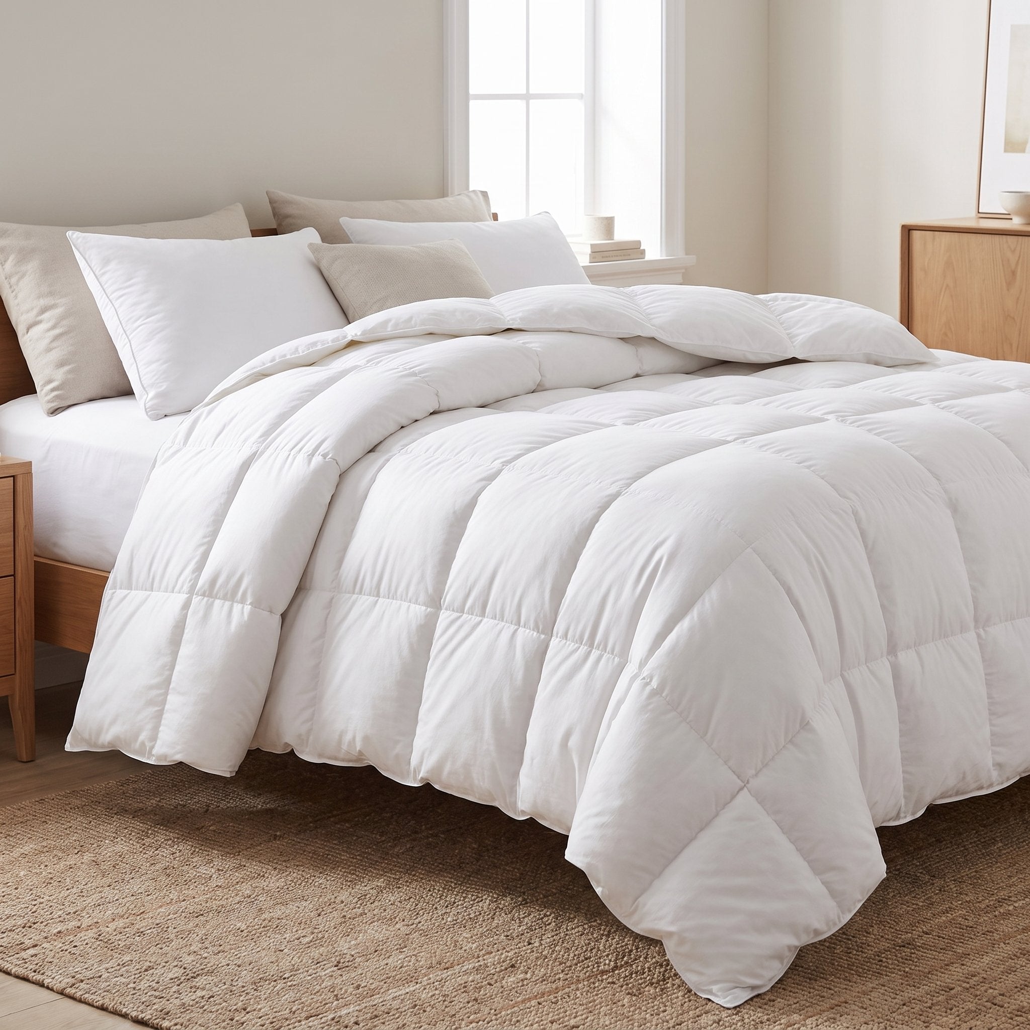 Couette blanche Malabata + Oreiller offert