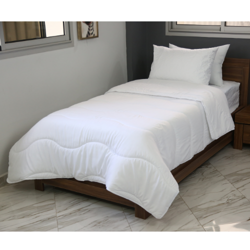 Couette Blanche en Microfibre Kasbah – Antiallergique & Douce  // Le confort idéal pour la mi-saison C°++