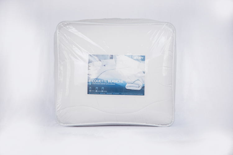 Couette Blanche en Microfibre Kasbah – Antiallergique & Douce  // Le confort idéal pour la mi-saison C°++