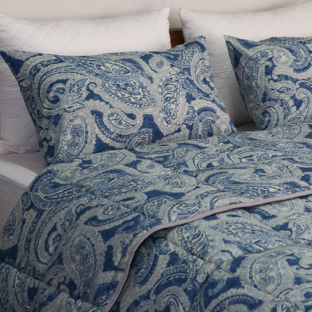 Couette imprimée Malabata Micro-gel  Nepture + Taie d'oreiller Offert // C°+++