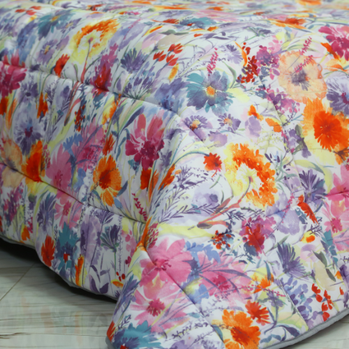 Couette imprimée Malabata Micro-gel  SATURN + Taie d'oreiller Offert // Chaude C°+++