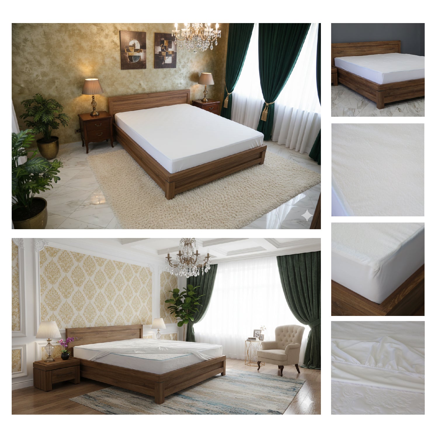 Drap-Housse Imperméable   – Protection Totale & Confort Absolu