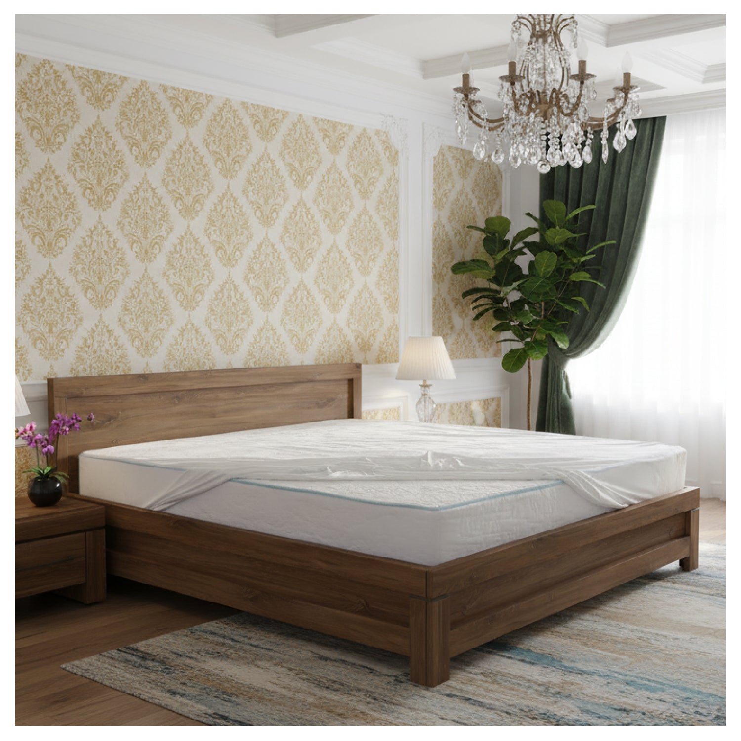 Drap-Housse Imperméable   – Protection Totale & Confort Absolu